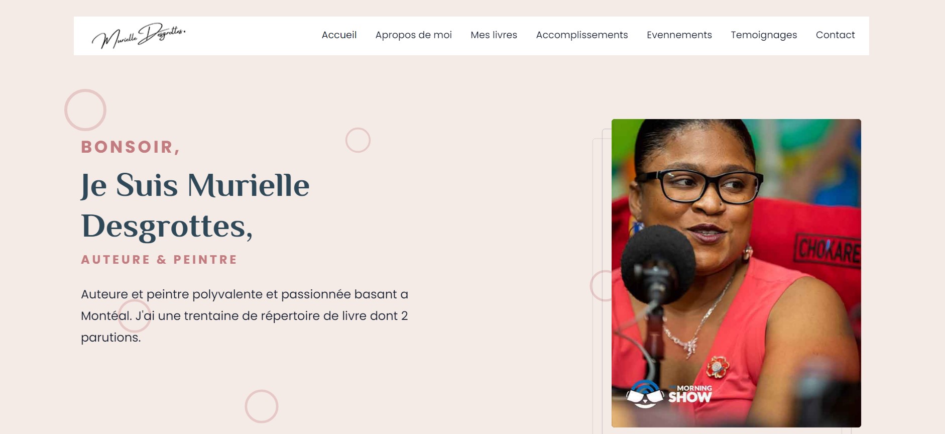 Murielle Desgrottes – Author & Painter